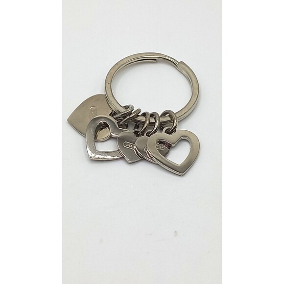 Coach Key Ring with 5 heart charms - Picture 4 of 8